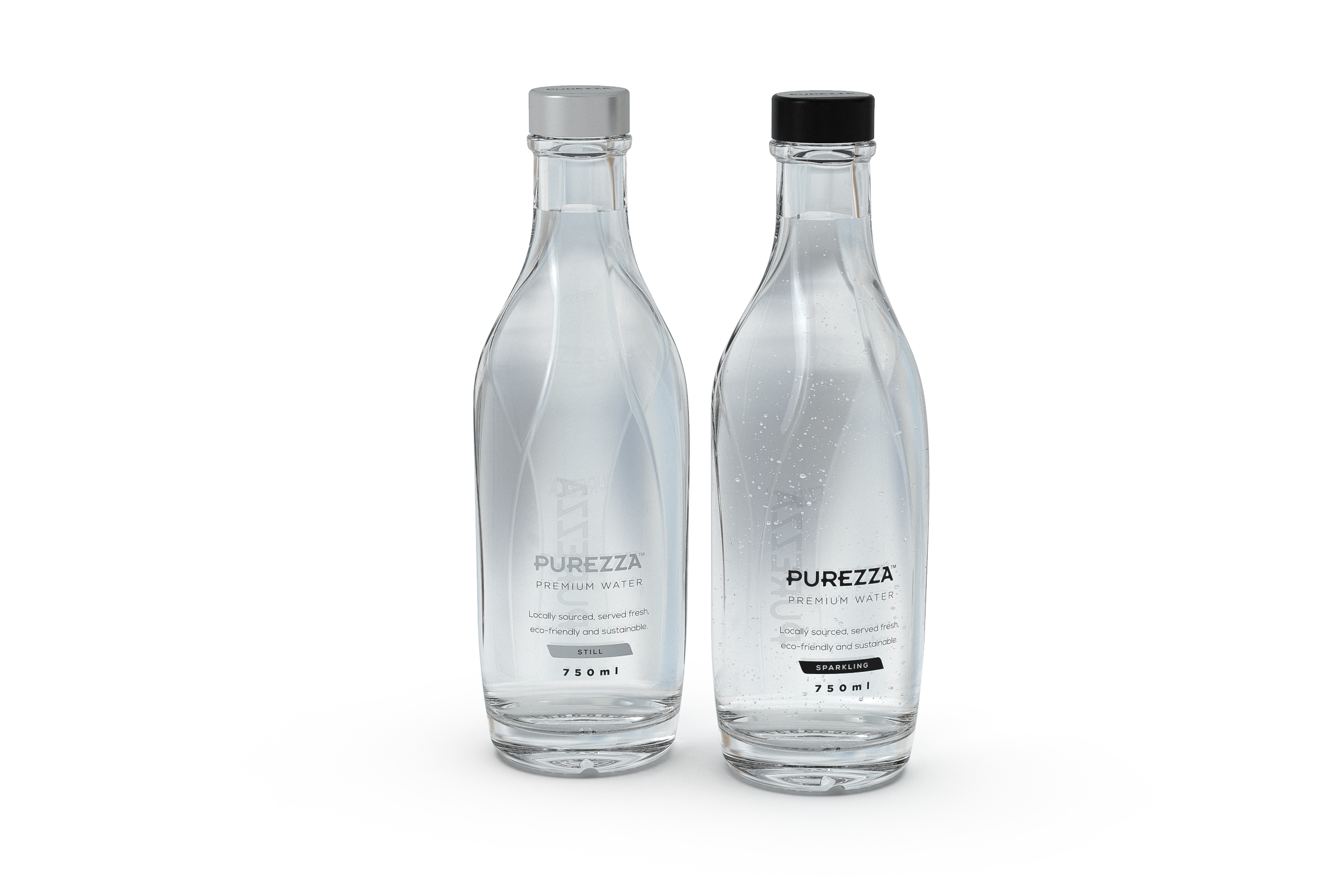 Premium Glass Water Bottles